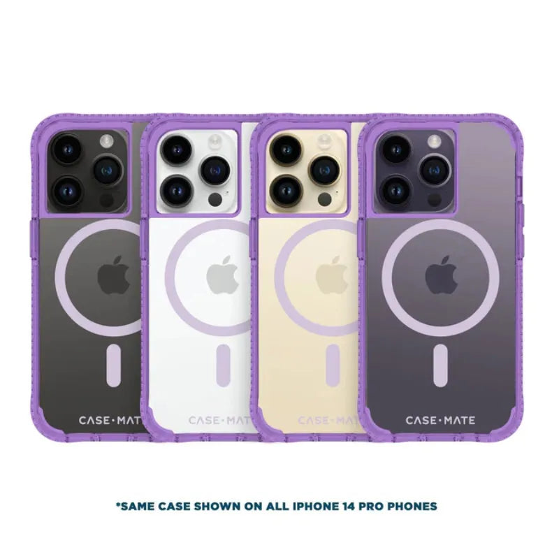 „Case-Mate Tough Plus MagSafe“ dėklas „iPhone 14 Pro“ (La La Lavender)