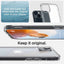 Spigen Ultra Hybrid Matte – dėklas, skirtas iPhone 15 Plus / iPhone 14 Plus (matinis skaidrus)