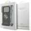 Guess 4G Strap 4G Classic Logo - dėklas iPhone 17 Pro (juodas)