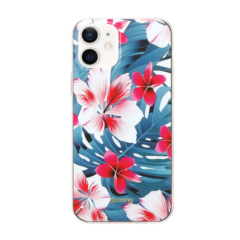 Crong Flower Case – iPhone 12 / iPhone 12 Pro dėklas (03 raštas)