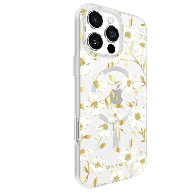 Kate Spade New York Protective Gems MagSafe – dėklas iPhone 16 Pro Max (Sunshine Floral)