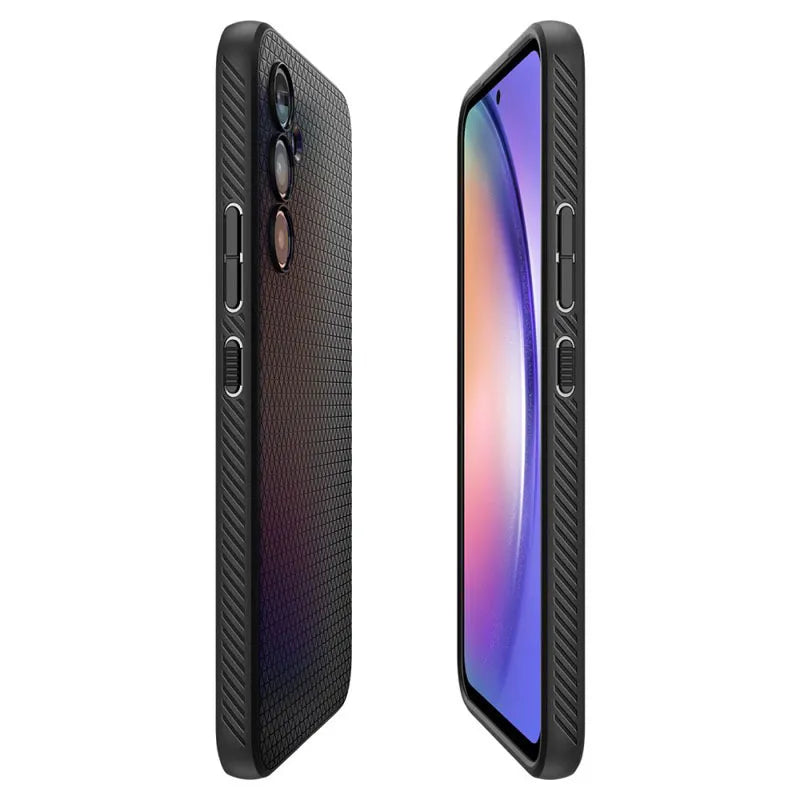 Spigen Liquid Air – dėklas Samsung Galaxy A54 5G (juodas)
