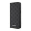 Karl Lagerfeld Booktype Saffiano Monogram – dėklas iPhone 14 Pro (juodas)
