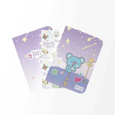 BT21 – A6 KOYA sąsiuvinių rinkinys (3 vnt.)