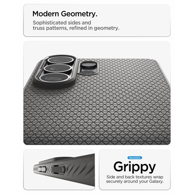 Spigen Liquid Air Mag MagSafe – dėklas, skirtas Samsung Galaxy S26 Ultra (Marble Gray)
