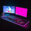 BT21 - XXL žaidimų / stalo kilimėlis su LED apšvietimu (90 x 40 cm)
