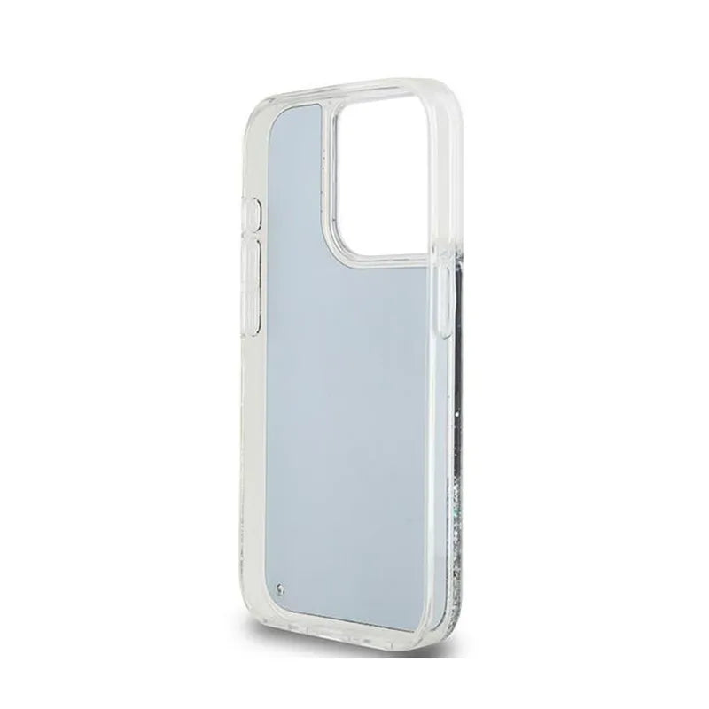 DKNY Liquid Glitter Big Logo – dėklas iPhone 15 Pro (juodas)