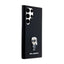 Karl Lagerfeld Silicone Ikonik Metal Pin – dėklas Samsung Galaxy S24 Ultra (juodas)