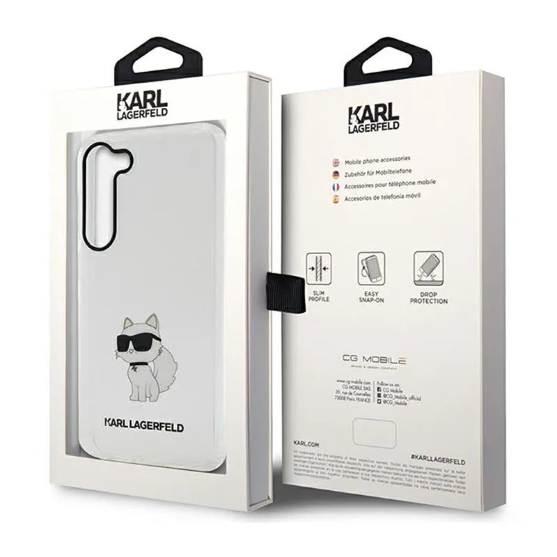 Karl Lagerfeld IML NFT Choupette – dėklas Samsung Galaxy S23+ (skaidrus)