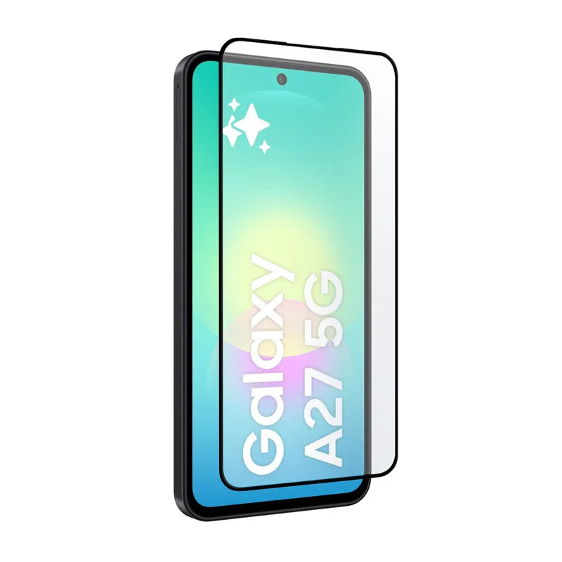 Crong 3D Armor Glass Lite – Visu paviršiumi klijuojamas grūdintas stiklas, skirtas Samsung Galaxy A27 5G