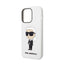 Karl Lagerfeld Silicone NFT Ikonik – dėklas iPhone 14 Pro telefonui (baltas)