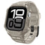 Spigen Rugged Armor Pro V2 – dirželis su korpusu, skirtas Apple Watch 10/11 46 mm (Dune Beige)