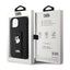 Karl Lagerfeld Gripstand Saffiano Choupette Pins – dėklas iPhone 15 telefonui (juodas)
