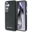 Karl Lagerfeld Saffiano Full Wrapped Elongated Metal Logo MagSafe – dėklas Samsung Galaxy S25+ telefonui (juodas)