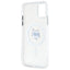 Karl Lagerfeld IML Metal Choupette Head MagSafe – Dėklas iPhone 11 (Baltas)