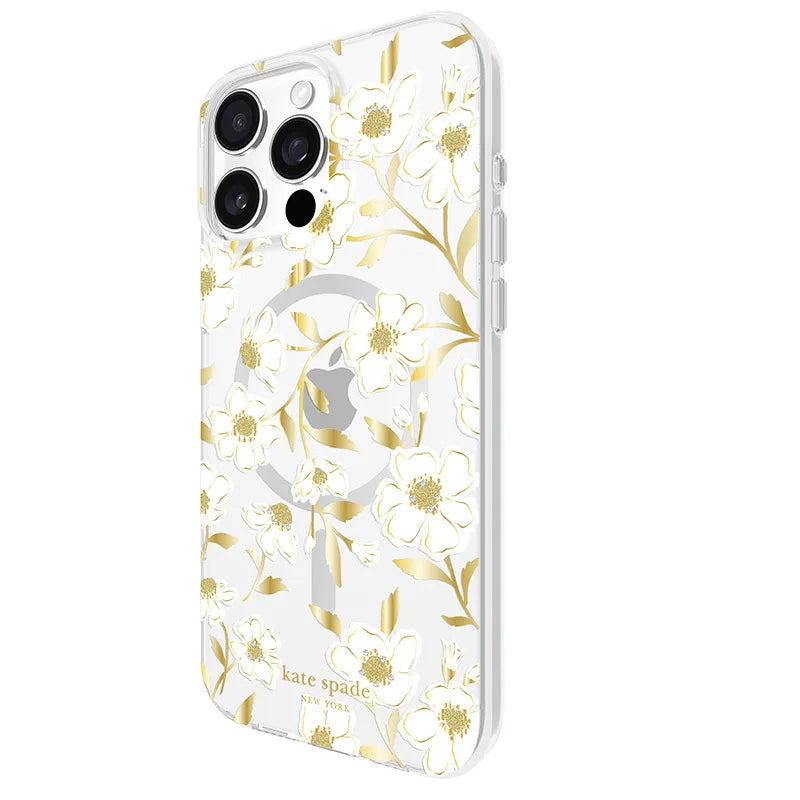 Kate Spade New York Protective Gems MagSafe – dėklas iPhone 16 Pro Max (Sunshine Floral)