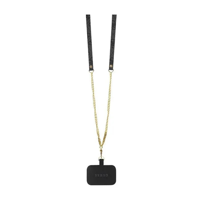 Guess Crossbody 4G Metal Logo – dėklas iPhone 15 (juodas)
