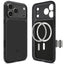 Spigen Ultra Hybrid T Mag MagSafe – dėklas, skirtas iPhone 18 Pro / 17 Pro (matinė juoda)