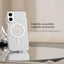 Moshi iGlaze MagSafe – dėklas iPhone 16 Pro Max (Luna Silver)