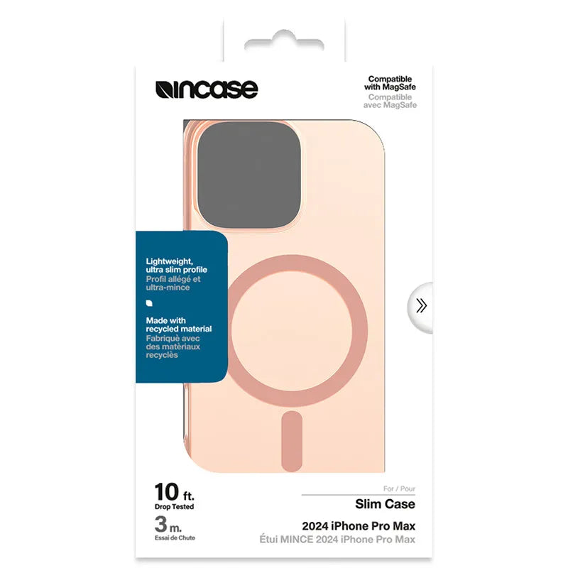 Incase Slim Case MagSafe - Dėklas iPhone 16 Pro Max (Blush Pink)