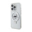 Karl Lagerfeld Ring Stand Choupette Head MagSafe – dėklas iPhone 15 Pro Max (baltas)