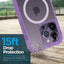 „Case-Mate Tough Plus MagSafe“ dėklas „iPhone 14 Pro“ (La La Lavender)