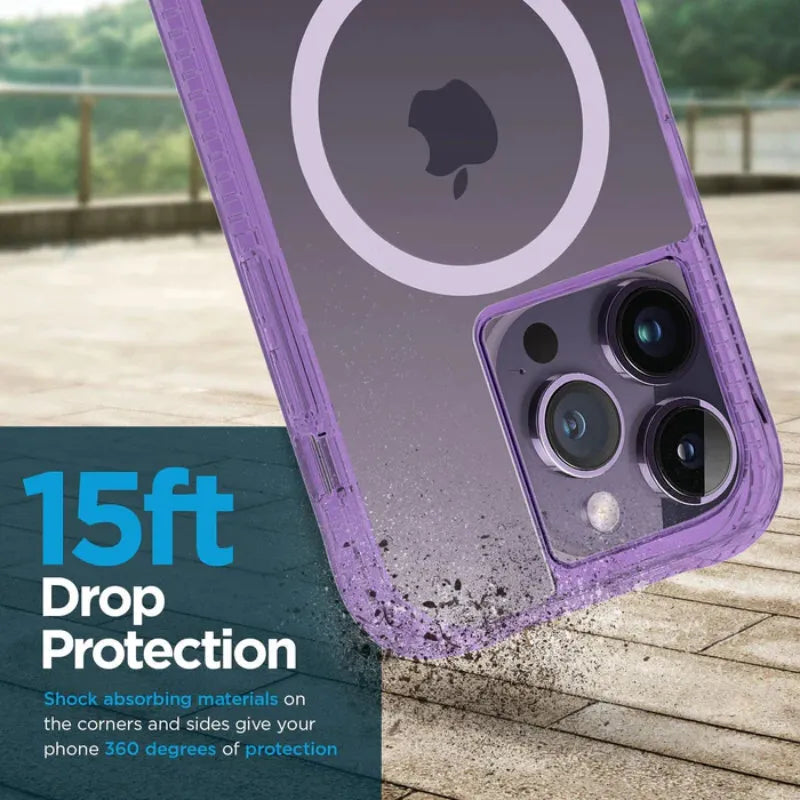 „Case-Mate Tough Plus MagSafe“ dėklas „iPhone 14 Pro“ (La La Lavender)