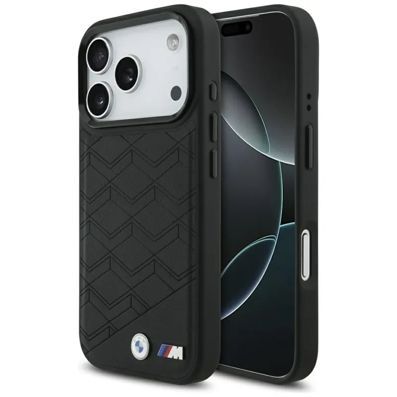 BMW M Shape Logo MagSafe – dėklas iPhone 17 Pro (juodas)
