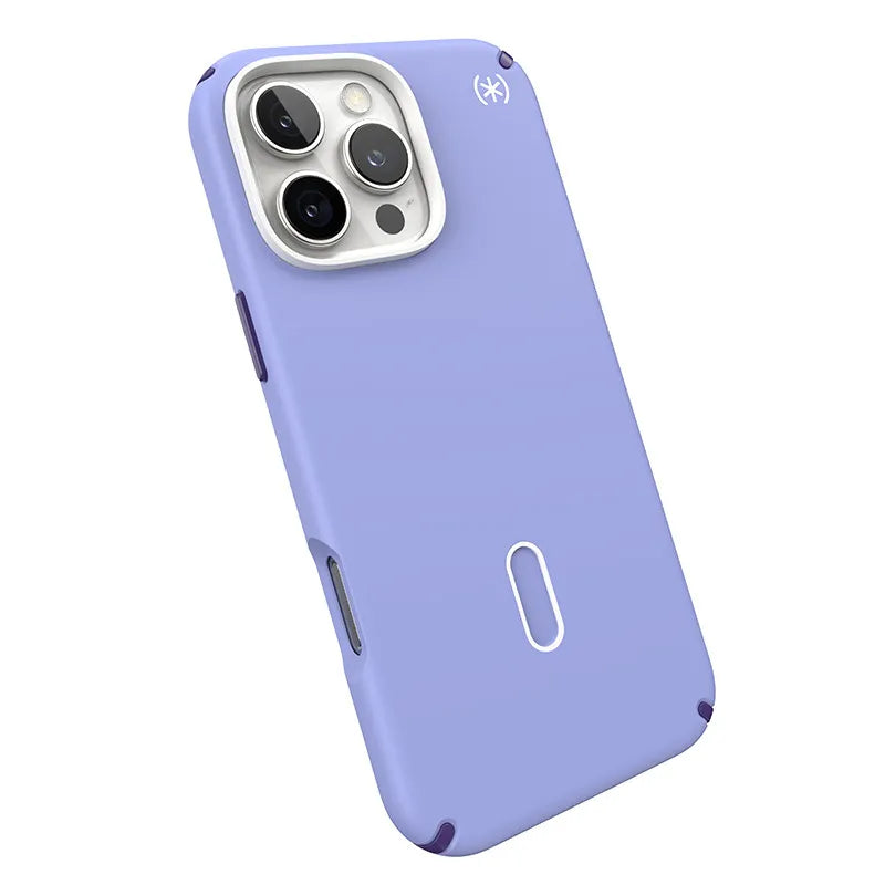 Speck Presidio2 Pro ClickLock & MagSafe – iPhone 16 Pro Max dėklas (Future Lavender / Cassis Purple / White)