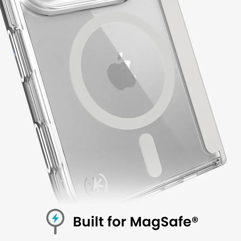 Speck Presidio Perfect Clear MagSafe – iPhone Fold dėklas (skaidrus)
