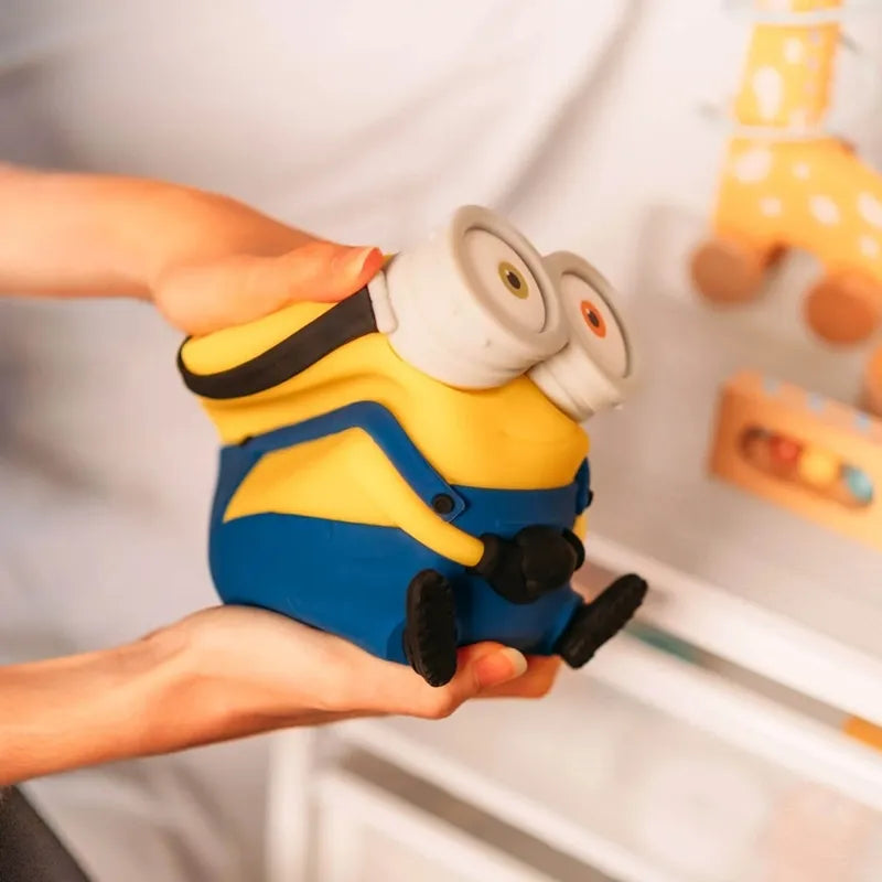 Minions – Minkštas silikoninis LED naktinis šviestuvas vaikams Bob 15 cm