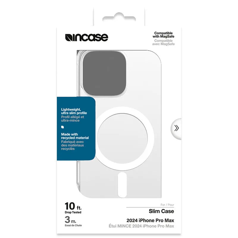Incase Slim Case MagSafe - Dėklas iPhone 16 Pro Max (Skaidrus)