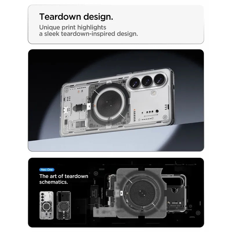 Spigen Ultra Hybrid Mag MagSafe – dėklas, skirtas Samsung Galaxy S26+ (Neo One)