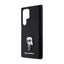 Karl Lagerfeld Silicone Ikonik Metal Pin – dėklas Samsung Galaxy S24 Ultra (juodas)