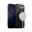 Crong Hybrid Frost MAG dėklas – MagSafe iPhone Air dėklas (juodas)
