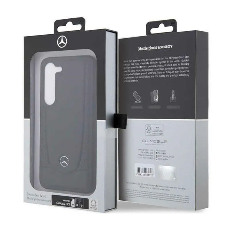 „Mercedes“ odinis „Urban Line“ dėklas – „Samsung Galaxy S23 FE“ (juodas)