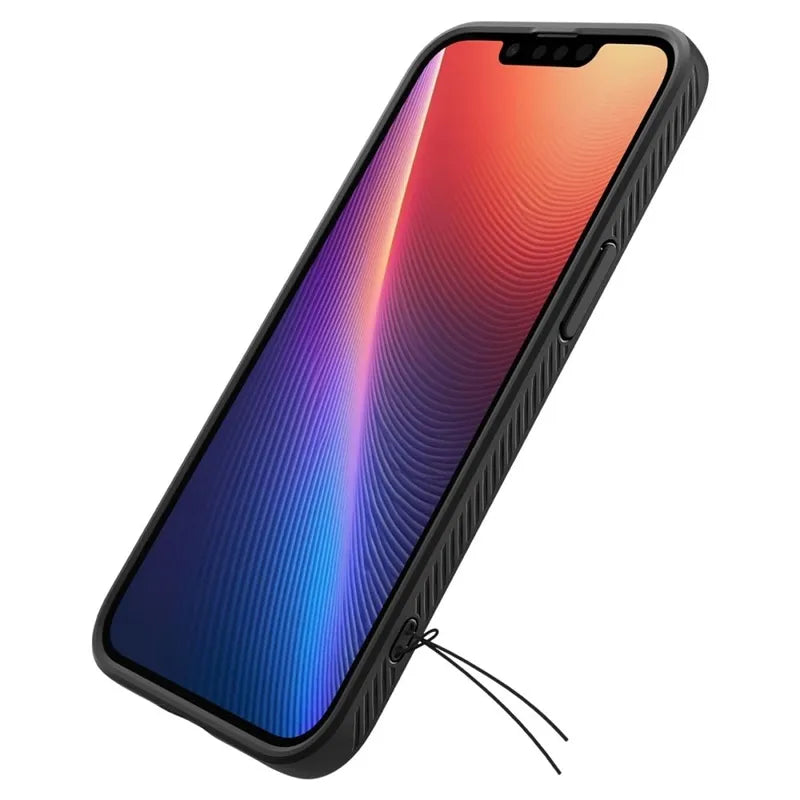 Spigen Liquid Air – dėklas iPhone 17e / 16e (Matte Black)