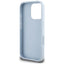 Guess Grained Big 4G Logo Small Classic Logo – Dėklas iPhone 16 Pro (mėlynas)