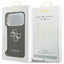 Guess Grained Big 4G Classic Logo – dėklas iPhone 17 Pro (juodas)