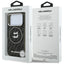 Karl Lagerfeld IML Choupette Head Logo MagSafe – dėklas iPhone 17 Pro telefonui (juodas)