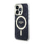 Guess Marble MagSafe – dėklas iPhone 14 Pro Max (juodas)