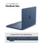 „Spigen AirSkin“ – „MacBook Neo“ dėklas (Frost Indigo)