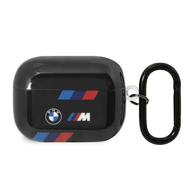 BMW Tricolor Stripes – dėklas AirPods Pro 2 (juodas)