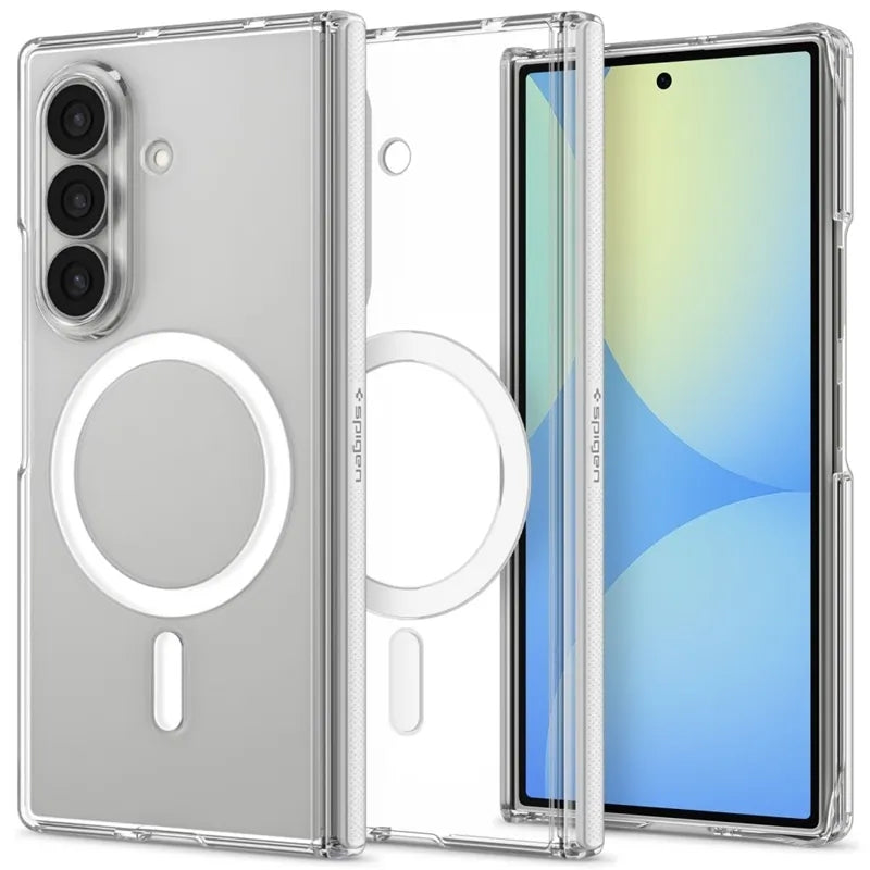 Spigen AirSkin Zero MagSafe – dėklas Samsung Galaxy Z Fold 8 Ultra (skaidrus/baltas)