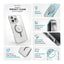 Speck Presidio Perfect-Clear MagSafe - iPhone 16 Pro Max dėklas (Skaidrus / Chromuota apdaila / Serene Silver)