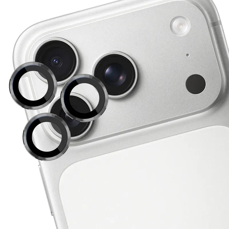 3mk Lens Protection Pro – fotoaparato objektyvo stiklas, skirtas iPhone 17 Pro / iPhone 17 Pro Max (titano pilka)