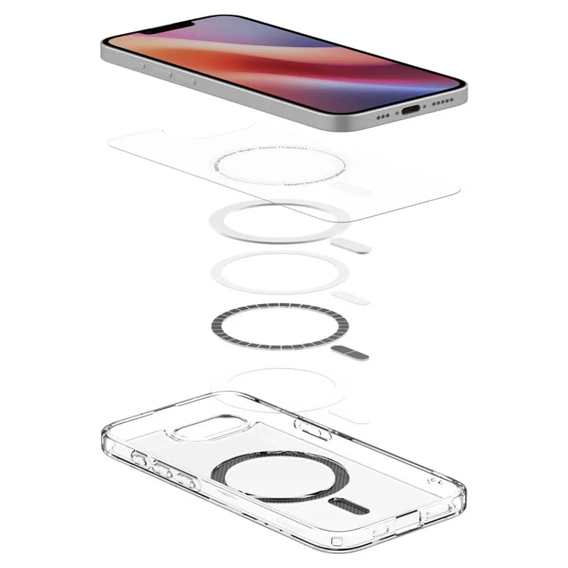 Spigen Ultra Hybrid Mag MagSafe – dėklas iPhone 17e / 16e (anglies pluoštas)