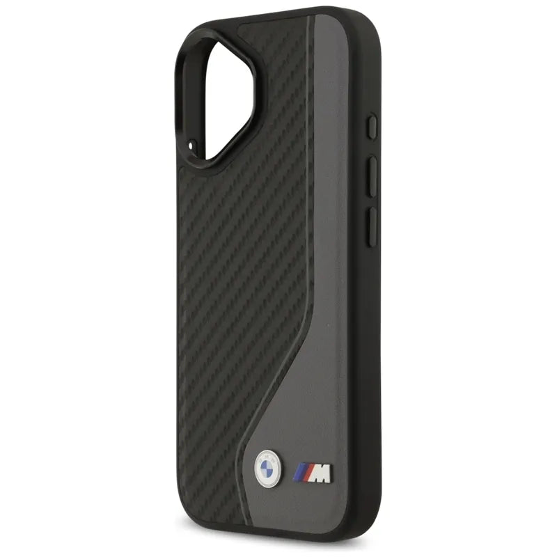 BMW M Carbon Logo MagSafe – Dėklas iPhone 17 (antracito)