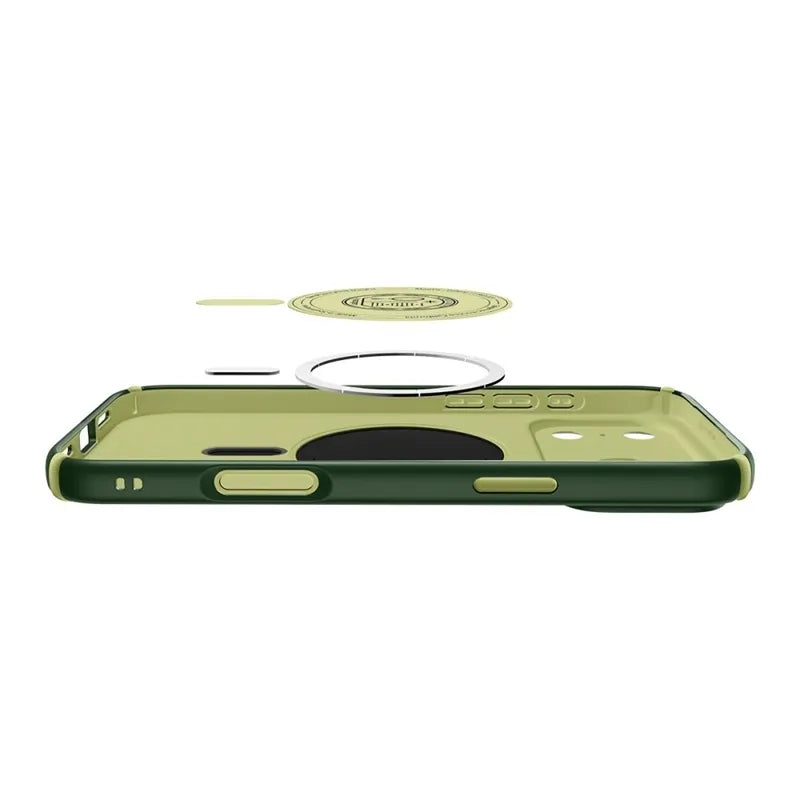 Spigen Nano Pop Hybrid Mag MagSafe – Dėklas iPhone 17 Pro (Avo Green)