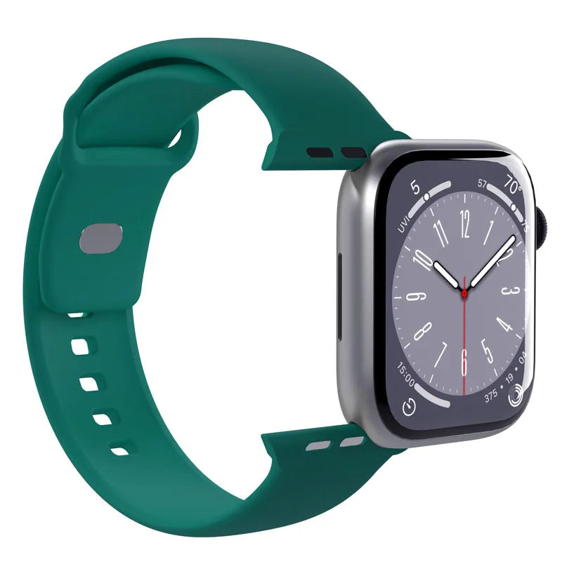 PURO ICON – Elastingas dirželis Apple Watch 44/45/46/49 mm (S/M ir M/L) (Jade)